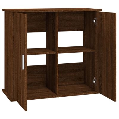 vidaXL Aquarium Stand Brown Oak 81x36x73 cm Engineered Wood