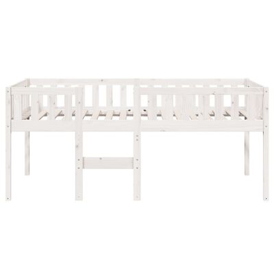 vidaXL Children's Bed without Mattress White 75x190 cm Solid Wood Pine