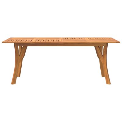 vidaXL Garden Table 200x90x75 cm Solid Wood Acacia