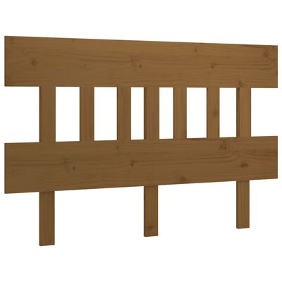 vidaXL Bed Headboard Honey Brown 183.5x3x81 cm Solid Wood Pine