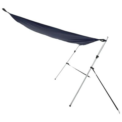 vidaXL T-Top Shade Extension Blue 170x170x(115-183) cm