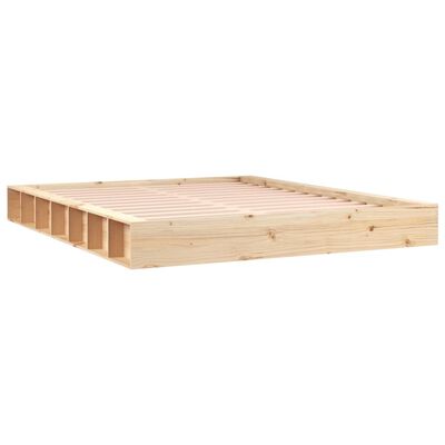 vidaXL Bed Frame without Mattress 140x200 cm Solid Wood