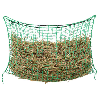 vidaXL Hay Nets 2 pcs Rectangular Green 90x60 cm PP