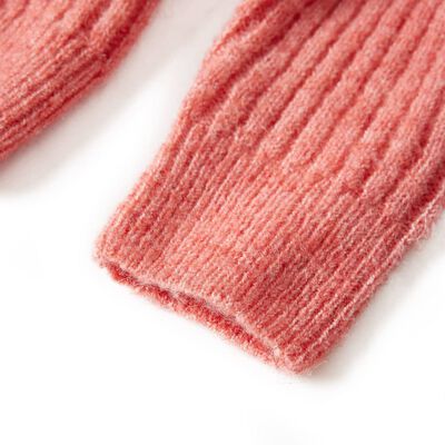 Kids' Cardigan Knitted Medium Pink 140