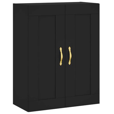 vidaXL Highboard Black 69.5x34x180 cm Engineered Wood