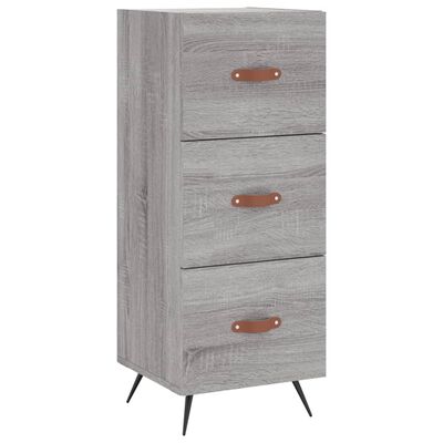 vidaXL Highboard Grey Sonoma 34.5x34x180 cm Engineered Wood