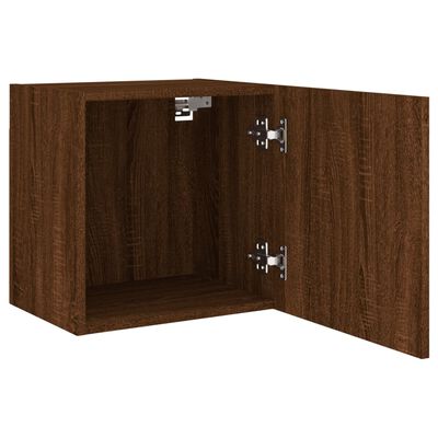 vidaXL TV Wall Cabinet Brown Oak 40.5x30x40 cm Engineered Wood