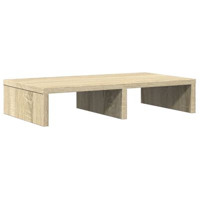 vidaXL Monitor Stand Sonoma Oak 50x27x10 cm Engineered Wood