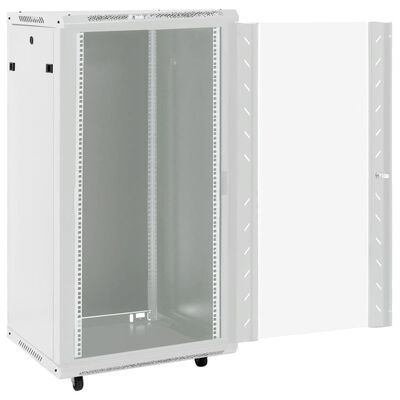 vidaXL 22U Network Cabinet 19" IP20 Grey 60x60x120 cm