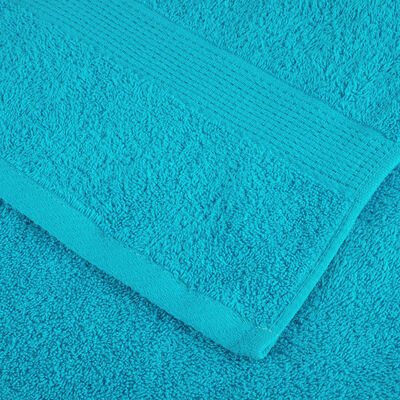 vidaXL Premium Towels SOLUND 4 pcs Turquoise 100x200 cm 600 gsm