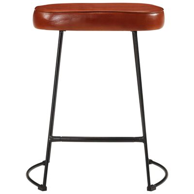 vidaXL Bar Stools 2 pcs Dark Brown 40x29.5x53 cm