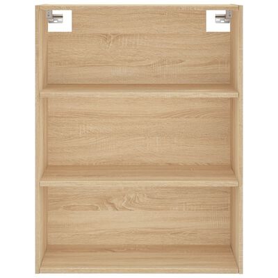 vidaXL Highboard Sonoma Oak 69.5x34x180 cm Engineered Wood