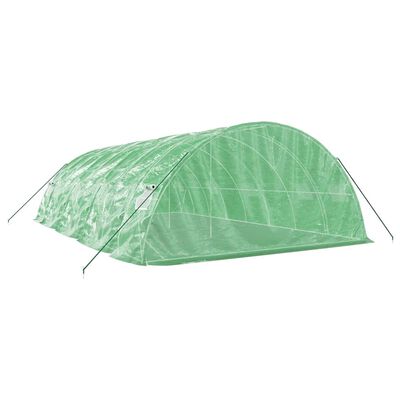 vidaXL Greenhouse with Steel Frame Green 40 m² 8x5x2.3 m