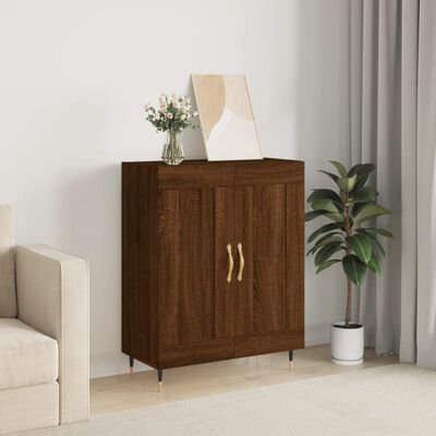 vidaXL Sideboard Brown Oak 69.5x34x90 cm Engineered Wood