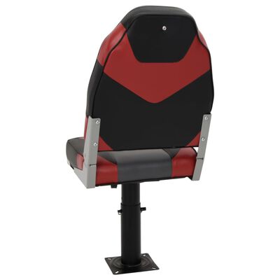 vidaXL Boat Seat with Pedestal Height Adjustable 360° Rotatable