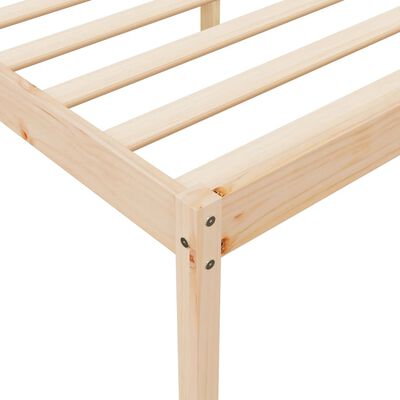 vidaXL Senior Bed without Mattress 160x200 cm Solid Wood Pine