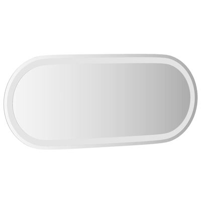 vidaXL LED Bathroom Mirror 90x40 cm Oval