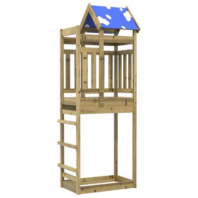 vidaXL Play Tower 85x52.5x239 cm Impregnated Wood Pine