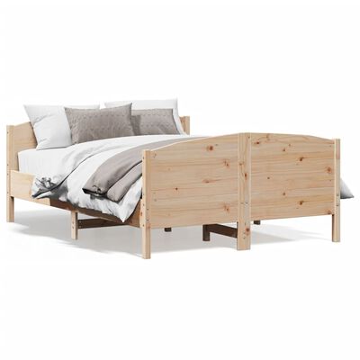 vidaXL Bed Frame without Mattress 160x200 cm Solid Wood Pine