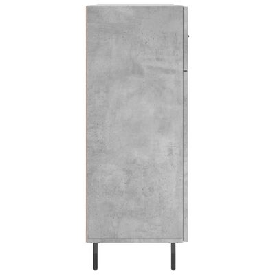 vidaXL Sideboard Concrete Grey 69.5x34x90 cm Engineered Wood