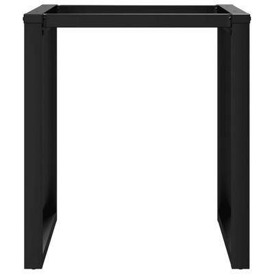 vidaXL Dining Table Legs O-Frame 70x70x73 cm Cast Iron