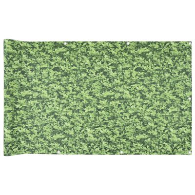 vidaXL Balcony Privacy Screen Plant Look Green 600x120 cm PVC