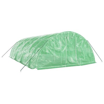 vidaXL Greenhouse with Steel Frame Green 40 m² 8x5x2.3 m