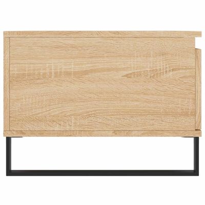 vidaXL Coffee Table Sonoma Oak 90x50x36.5 cm Engineered Wood