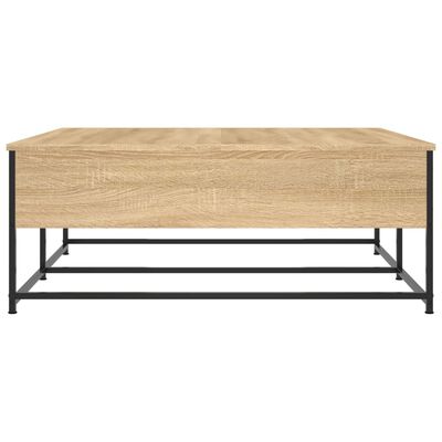 vidaXL Coffee Table Sonoma Oak 100x99x40 cm Engineered Wood