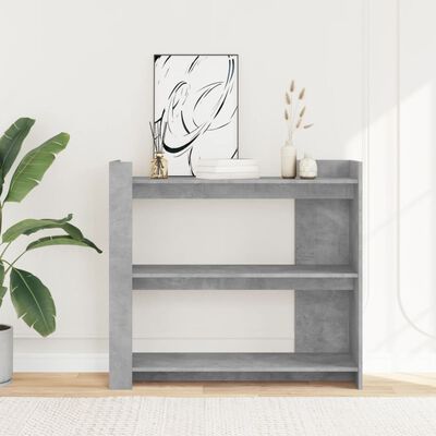 vidaXL Console Table Concrete Grey 100x35x90 cm Engineered Wood