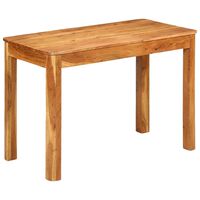 vidaXL Dining Table 110x55x76 cm Solid Wood Acacia