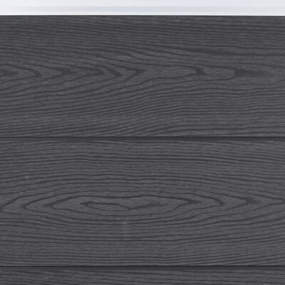 vidaXL Fence Panel Set Grey 526x186 cm WPC