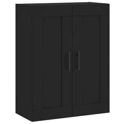 vidaXL Highboard Black 69.5x34x180 cm Engineered Wood