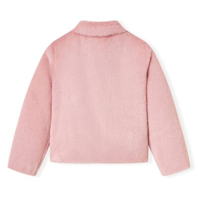 Kids' Coat Faux Fur Pink 140