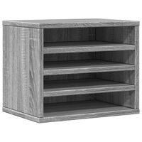 vidaXL Desk Organiser Grey Sonoma 36x26x29.5 cm Engineered wood