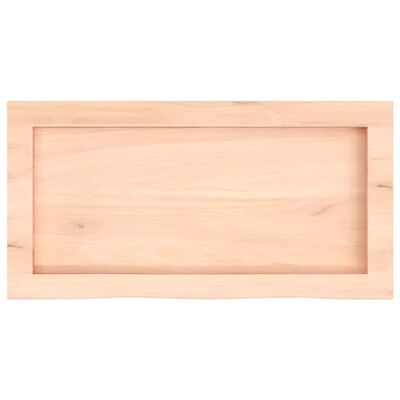 vidaXL Bathroom Countertop 60x30x(2-6) cm Untreated Solid Wood