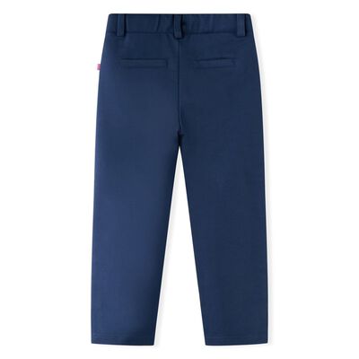 Kids' Pants with Black Trims Navy 116