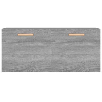 vidaXL Wall Cabinet Grey Sonoma 80x35x36.5 cm Engineered Wood