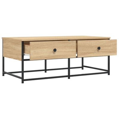 vidaXL Coffee Table Sonoma Oak 100x51x40 cm Engineered Wood