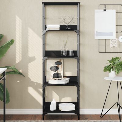 vidaXL Bookshelf Black 50x33x153 cm Engineered Wood