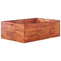 vidaXL Garden Raised Bed Acacia Wood 150x100x50 cm