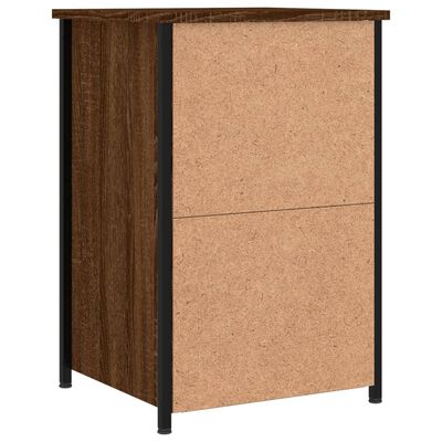 vidaXL Bedside Cabinets 2 pcs Brown Oak 40x36x60 cm Engineered Wood