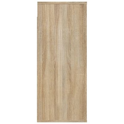 vidaXL Wall Cabinet Sonoma Oak 80x33x80 cm Engineered Wood