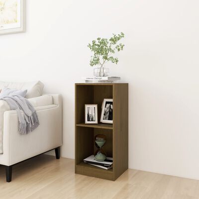 vidaXL Side Cabinet Honey Brown 35.5x33.5x76 cm Solid Pinewood