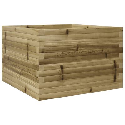 vidaXL Garden Planter 70x70x46 cm Impregnated Wood Pine