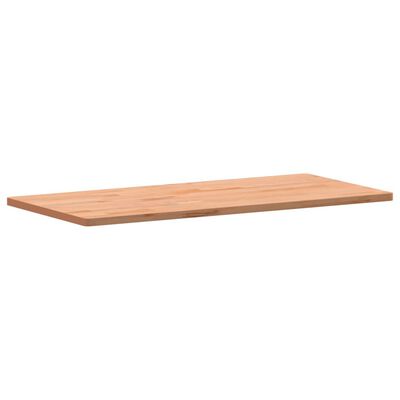 vidaXL Desk Top 115x55x2.5 cm Solid Wood Beech