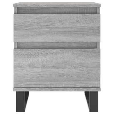 vidaXL Bedside Cabinets 2 pcs Grey Sonoma 40x35x50 cm Engineered Wood