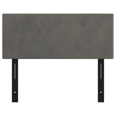 vidaXL Headboard Dark Grey 100x5x78/88 cm Velvet