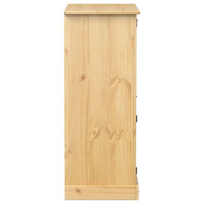 vidaXL Wine Cabinet Corona 97x45x114 cm Solid Wood Pine