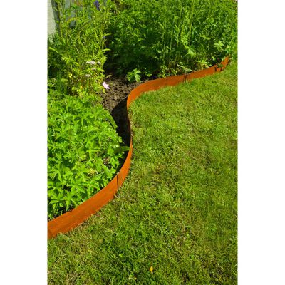 Nature Garden Border Edging 3 pcs 91.4x10.2 cm Corten Steel